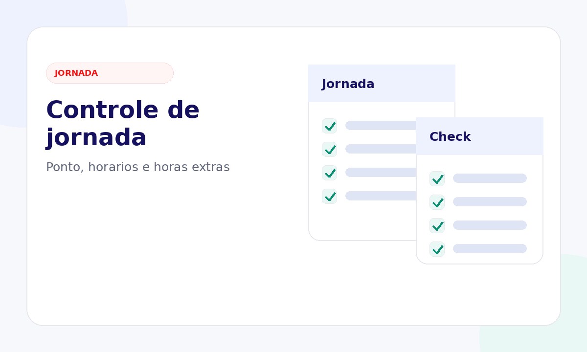 Relógio e folha de ponto representando a organização da jornada doméstica